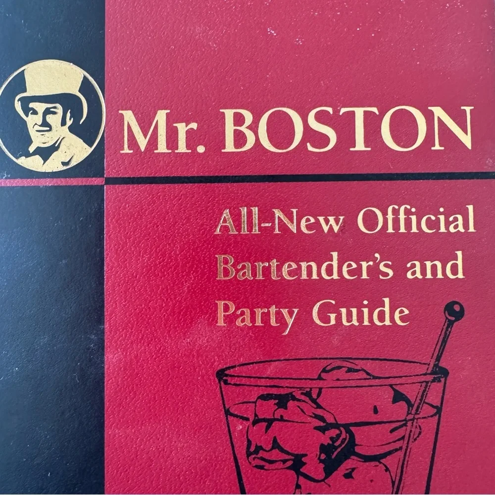 Vintage Mr. Boston Bartender's and Party Guide Cocktail Recipe Book